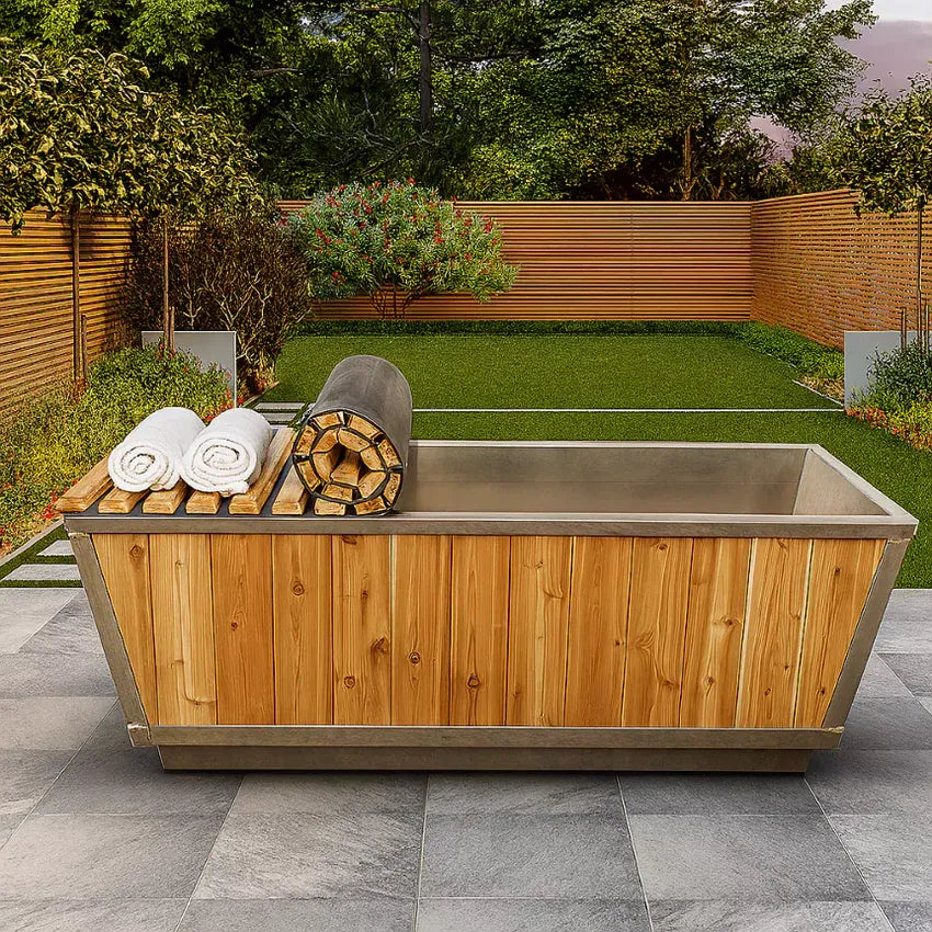 Dundalk Glacier Plunge Tub, featuring a sleek and modern design for home or spa use