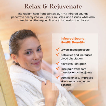 Dynamic Barcelona Elite 1-2-person Ultra Low EMF FAR Infrared Sauna - DYN-6106-01 Elite