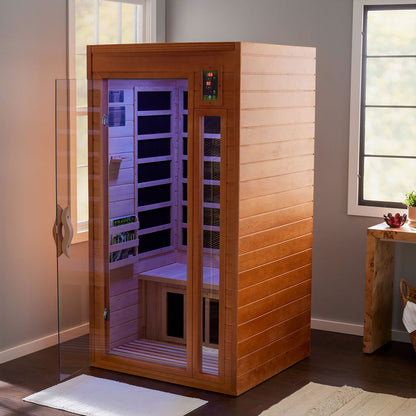 Dynamic Barcelona Elite 1-2-person Ultra Low EMF FAR Infrared Sauna - DYN-6106-01 Elite