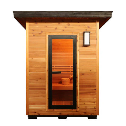 Sunray Seneca 3-Person Contemporary Outdoor Sauna with 6kW Heater
