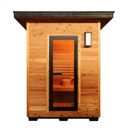 Sunray Seneca 3-Person Contemporary Outdoor Sauna with 6kW Heater