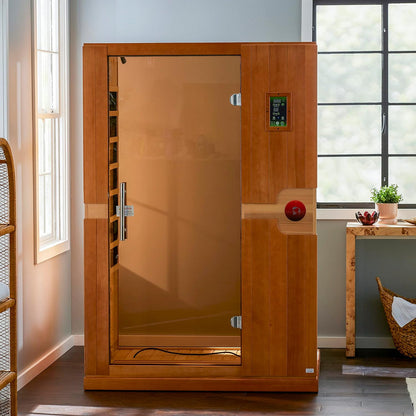 Dynamic "Venice" 2-person Low EMF FAR Infrared Sauna DYN-6210-01