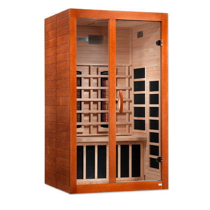 Dynamic "Santiago" 2-person Full Spectrum Near Zero EMF FAR Infrared Sauna DYN-6209-03 FS