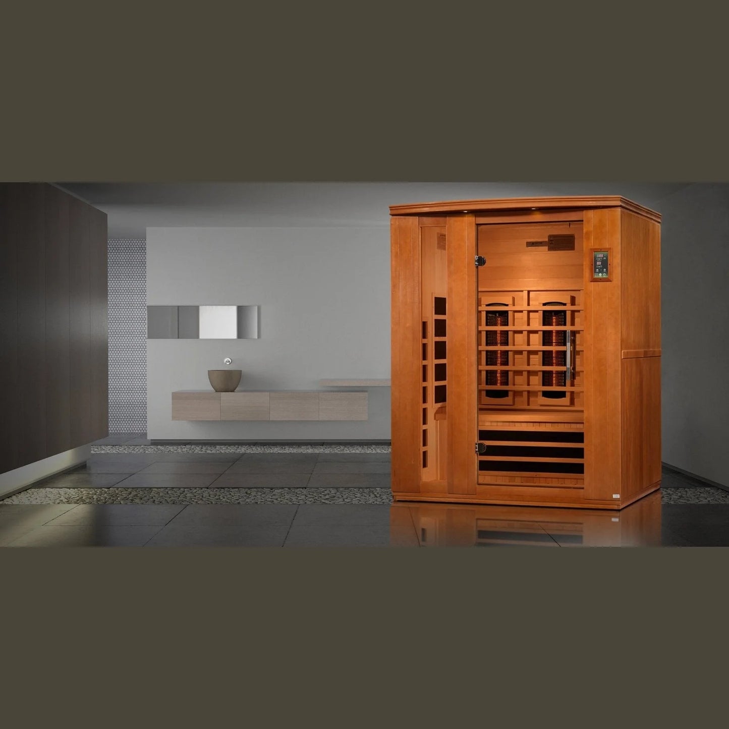 Dynamic "Lugano" 3-Person Full Spectrum  Near Zero EMF FAR Infrared Sauna DYN-6336-03 FS