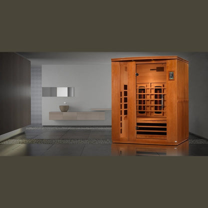 Dynamic "Lugano" 3-Person Full Spectrum  Near Zero EMF FAR Infrared Sauna DYN-6336-03 FS