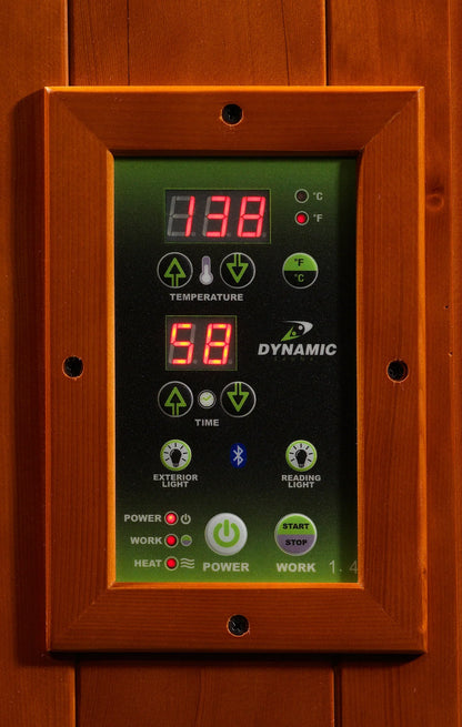 Dynamic Avila Elite 1-2-person Ultra Low EMF FAR Infrared Sauna - DYN-6103-01 Elite