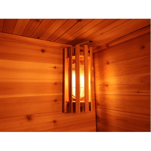 Sunray Seneca 3-Person Contemporary Outdoor Sauna with 6kW Heater