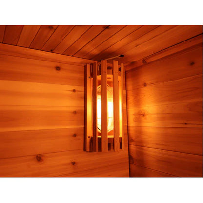 Sunray Seneca 3-Person Contemporary Outdoor Sauna with 6kW Heater