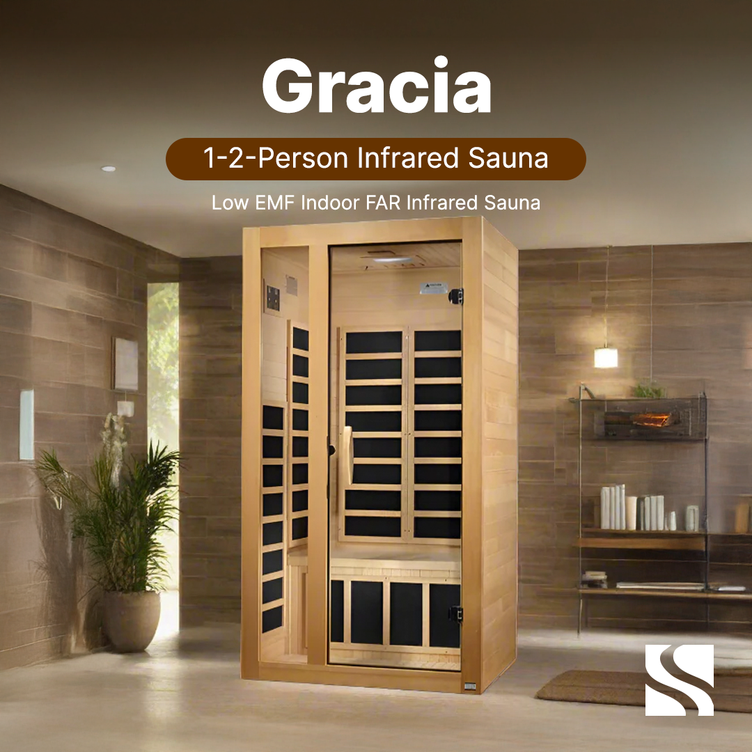 Dynamic "Gracia" 1-2-person Low EMF FAR Infrared Sauna DYN-6119-01