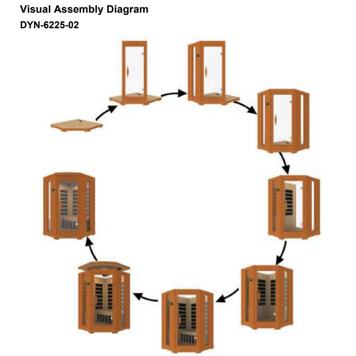 Dynamic "Heming" 2-person Corner Low EMF FAR Infrared Sauna - DYN-6225-02