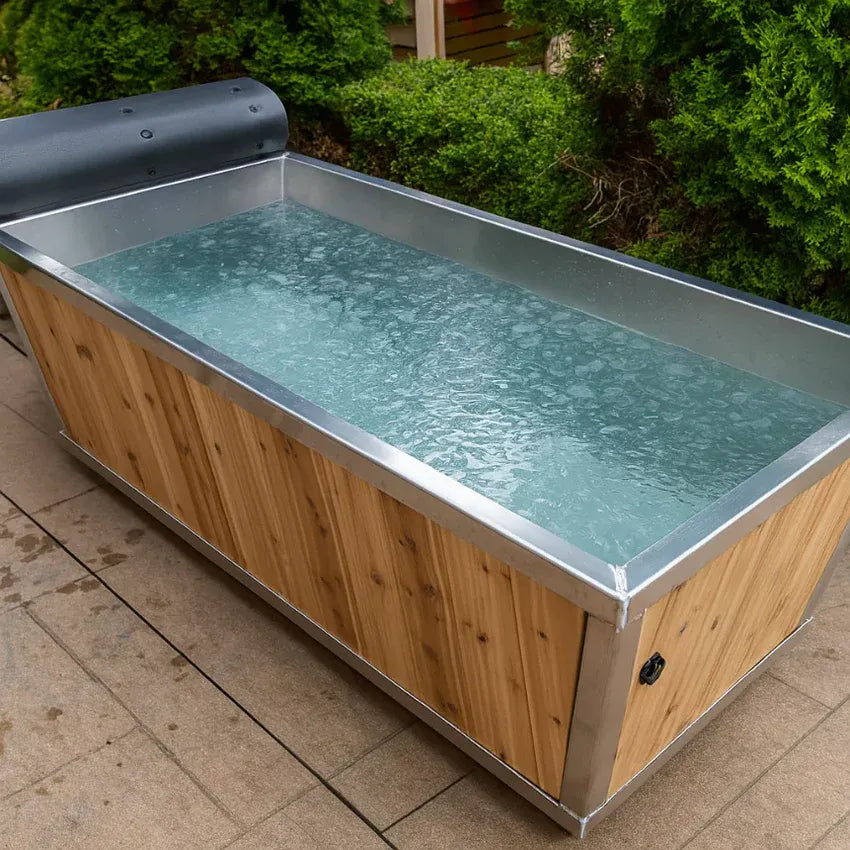 Dundalk Glacier Plunge Tub, featuring a sleek and modern design for home or spa use