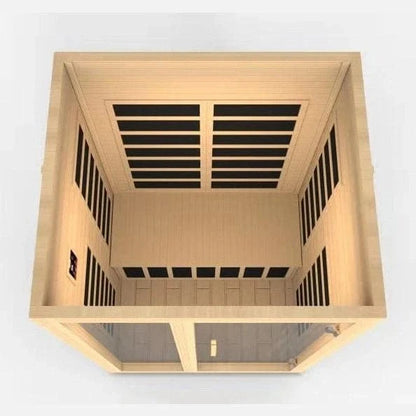 Dynamic "Santiago" 2-person Low EMF FAR Infrared Sauna DYN-6209-01