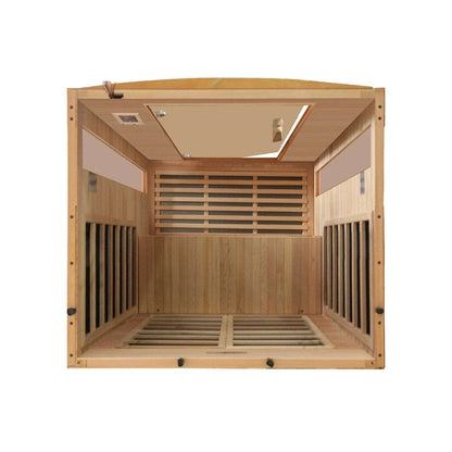 Dynamic "Versailles" 2-person Low EMF FAR Infrared Sauna DYN-6202-03