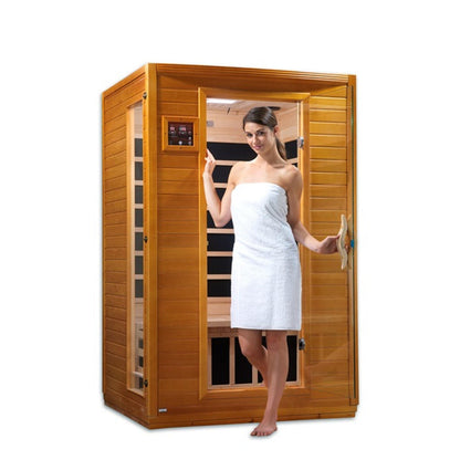 Dynamic "Versailles" 2-person Low EMF FAR Infrared Sauna DYN-6202-03