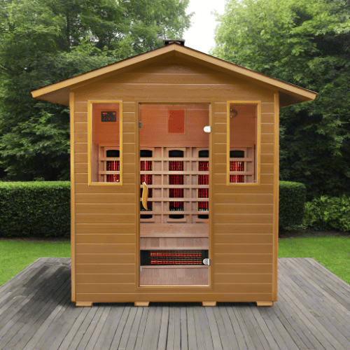 Sunray Cayenne 4-Person Outdoor Infrared Sauna 400D