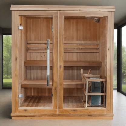 Sunray Charleston 4-Person Indoor Traditional Sauna 400TN