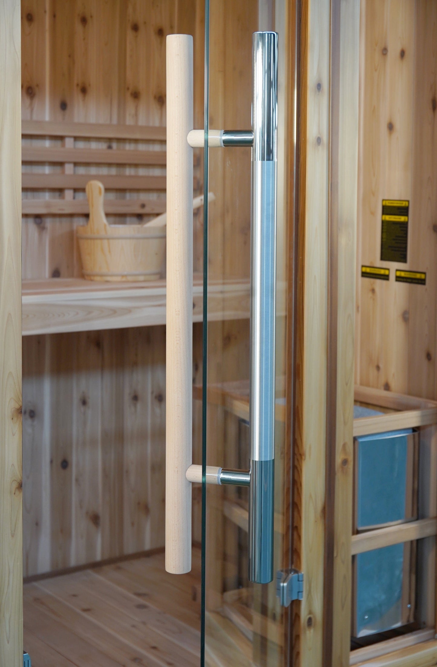 Sunray Hampton 3 Person Indoor Traditional Sauna w/ Double Bench