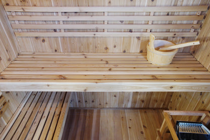 Sunray Hampton 3 Person Indoor Traditional Sauna w/ Double Bench